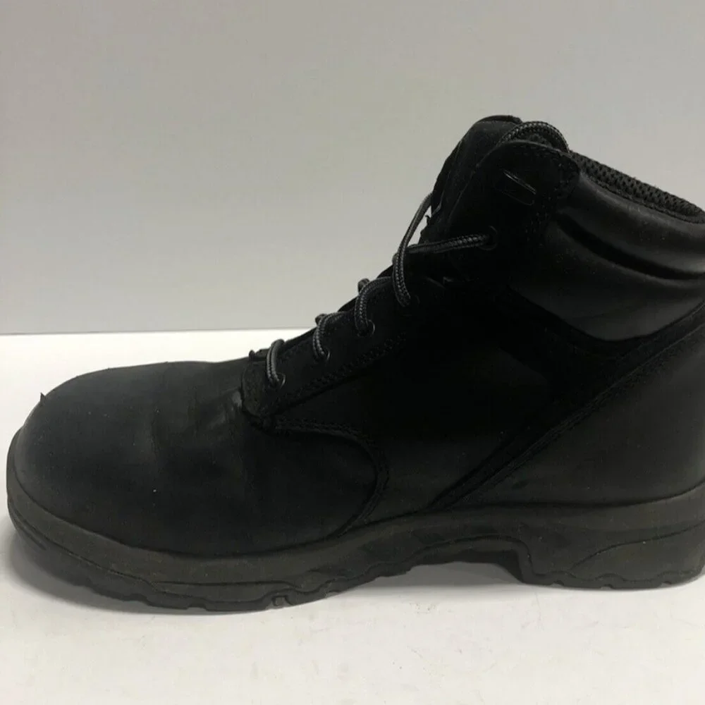 Timberland Pro Men’s Jigsaw, Black Steel Toe Work Boots, Size 11M
